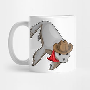 Seal Cowboy Cowboy hat Mug